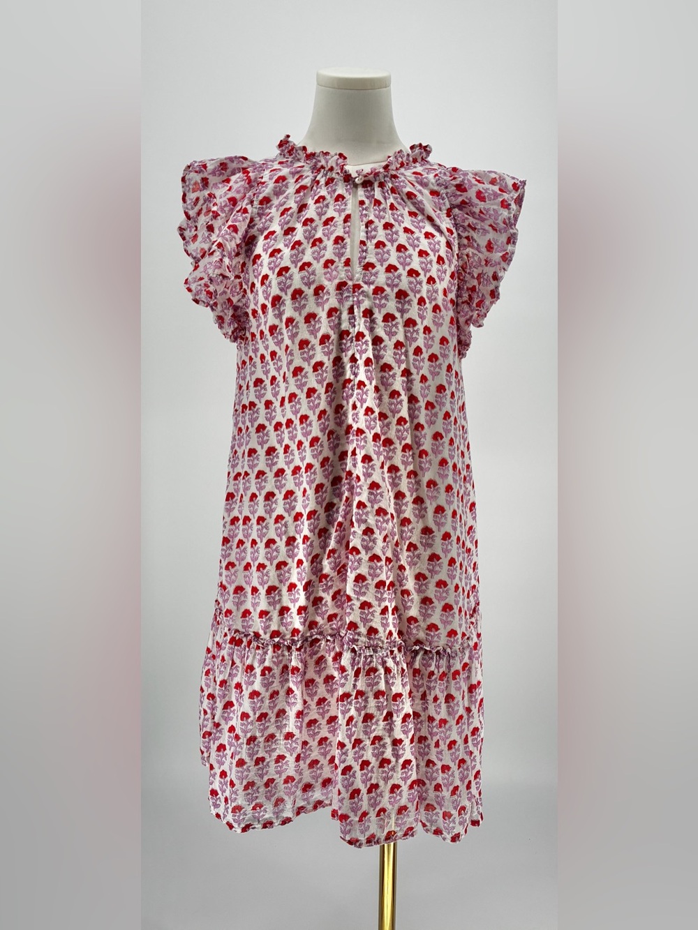 Oliphant Women’s Flirty Ruffle Hem Dress - Size XS - Picture 3 of 15